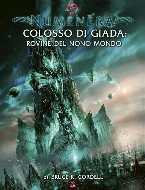 Copertina del progetto Numenera – Colosso di Giada. Attività: editing e correzione bozze.